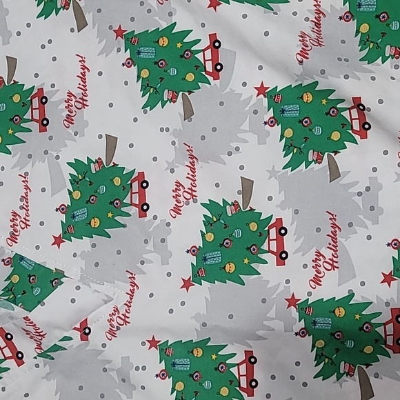 Christmas Scrub Top - Picture 3 of 4